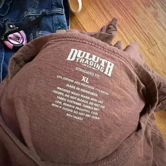 Oversized Tshirt with Front Pocket l Cozycore GranolaGirl GorpCore l SIZE XL - Picture 3 of 6